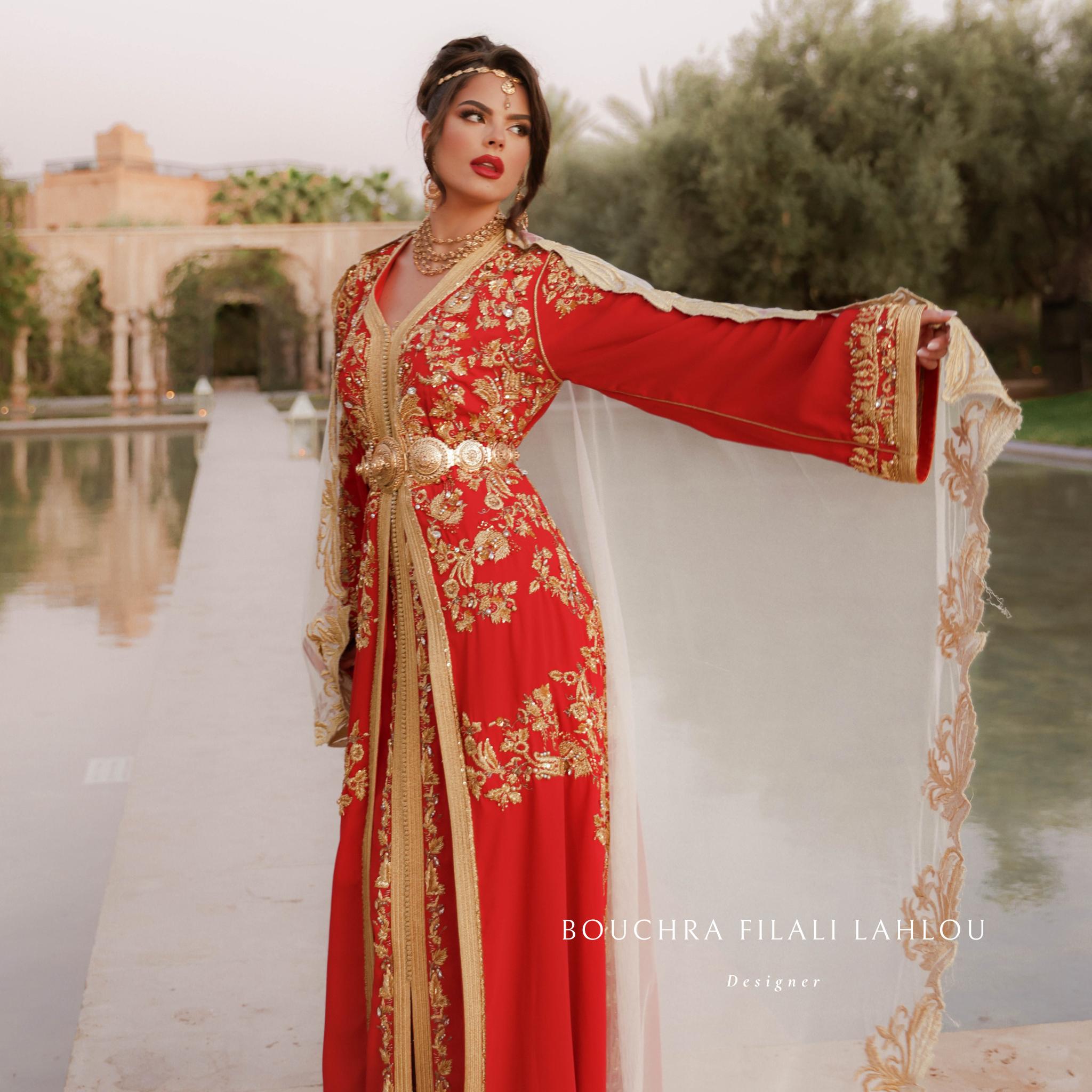 Luxury Moroccan Kaftans Dress for Women Designer Collection Bouchra Filali Lahlou